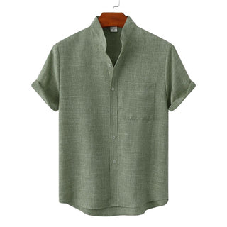 Amario | Modern Linen Blouse