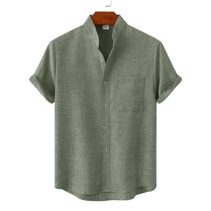 Amario | Modern Linen Blouse
