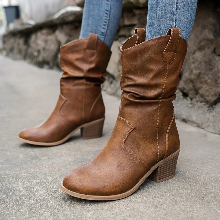 Felicia | Botas Western Clásicas de Longitud Media
