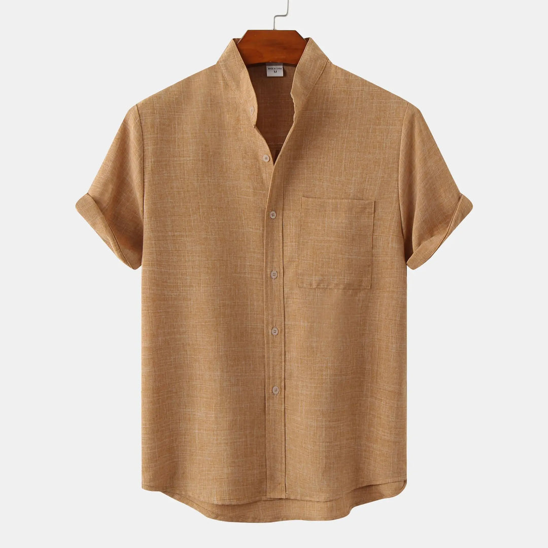 Amario | Modern Linen Blouse