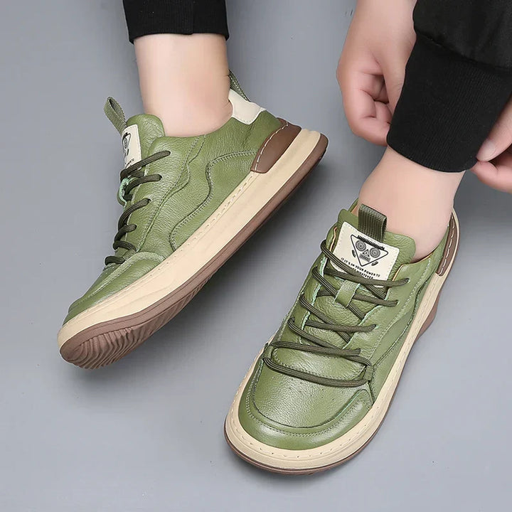 Nobile Zapatilla Estilo Cuero Italiano