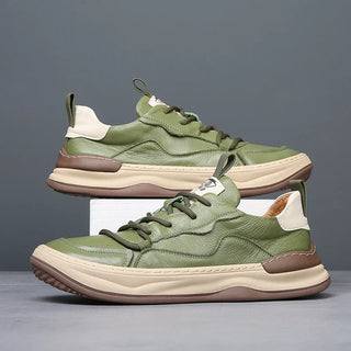 Nobile Zapatilla Estilo Cuero Italiano