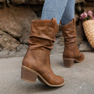 Felicia | Botas Western Clásicas de Longitud Media