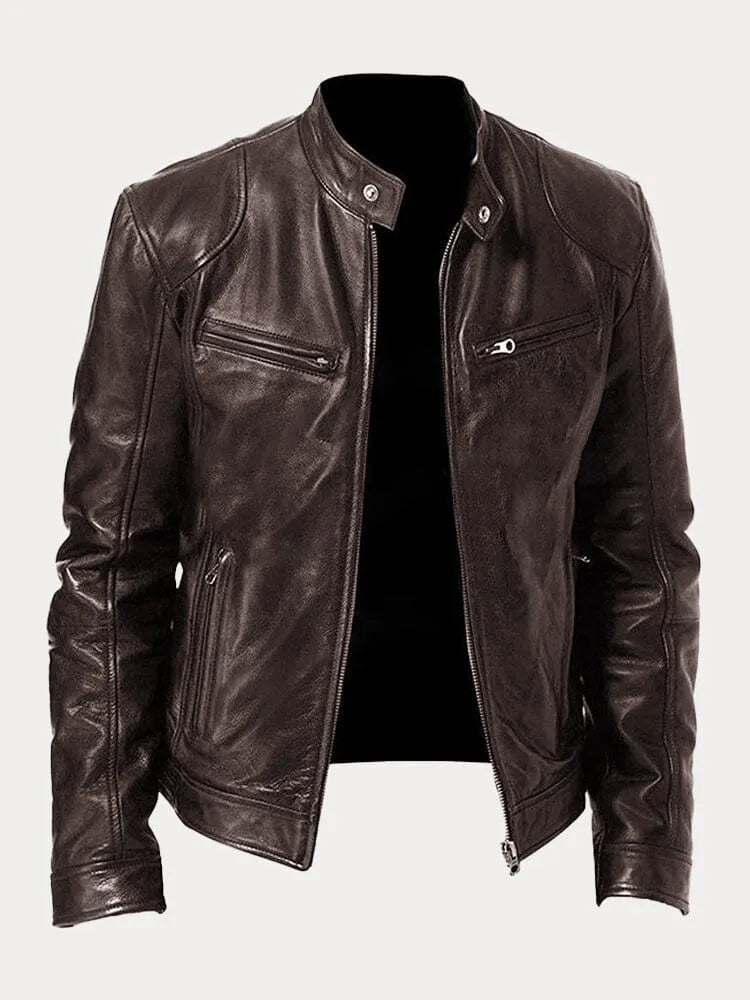 Gaspard - Chaqueta Casual de Cuero
