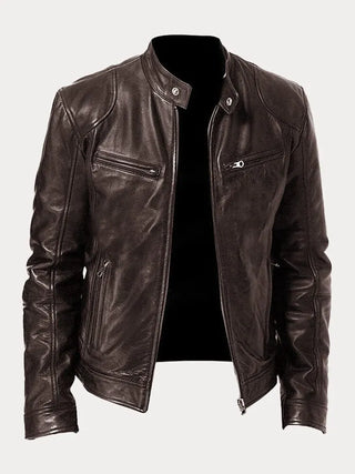 Gaspard - Chaqueta Casual de Cuero