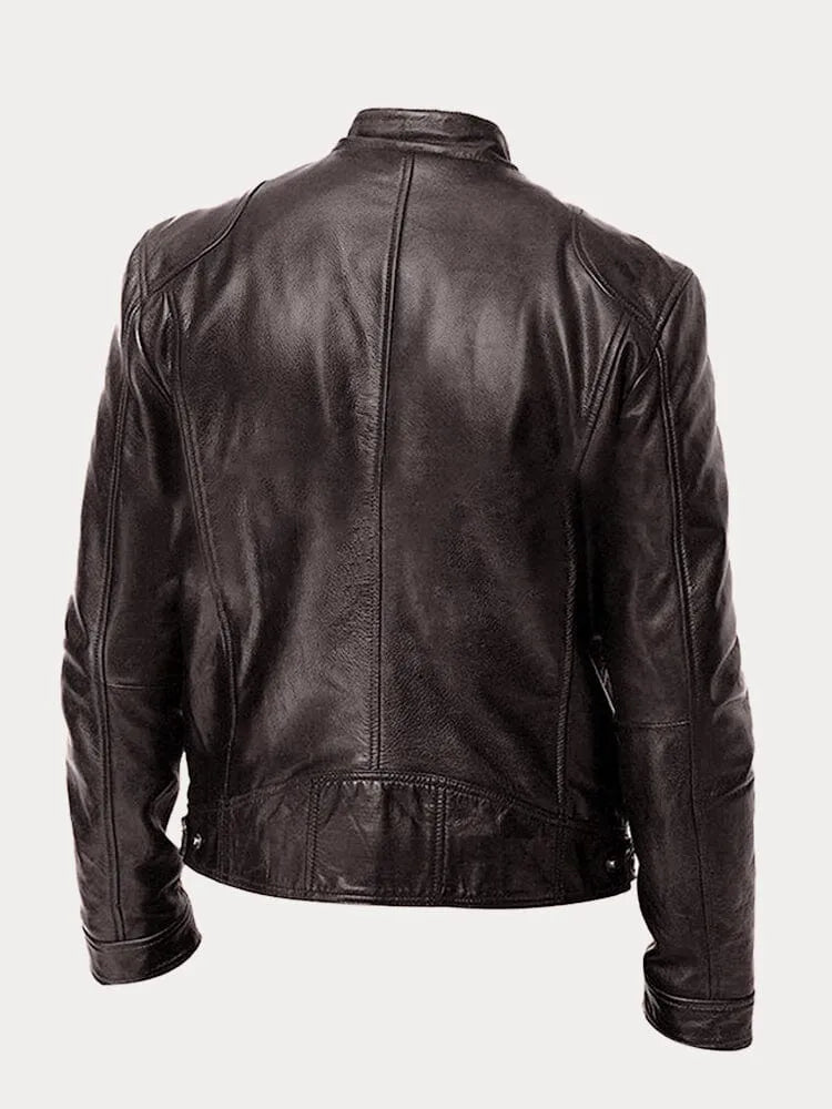 Gaspard - Chaqueta Casual de Cuero