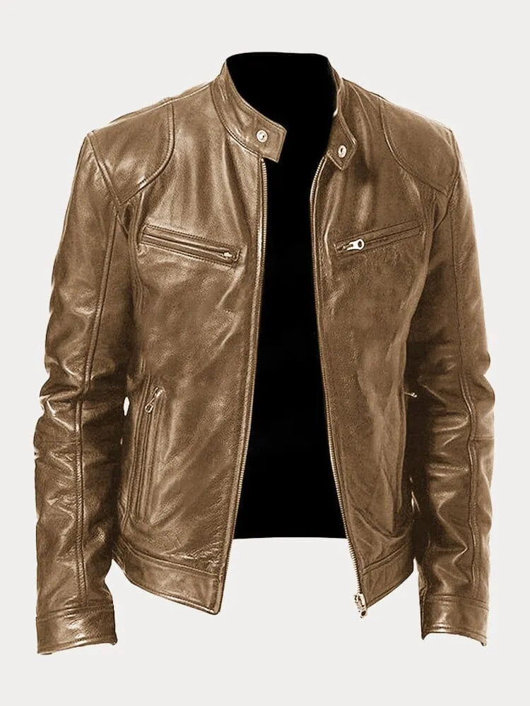 Gaspard - Chaqueta Casual de Cuero