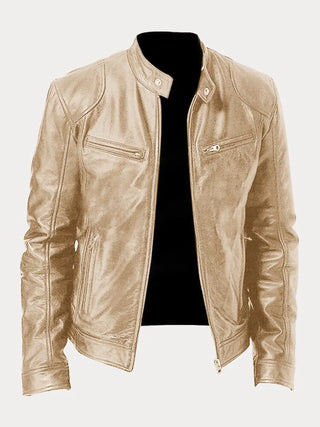 Gaspard - Chaqueta Casual de Cuero