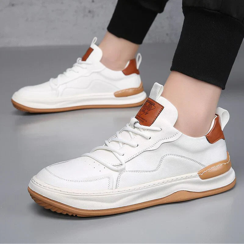 Nobile Zapatilla Estilo Cuero Italiano