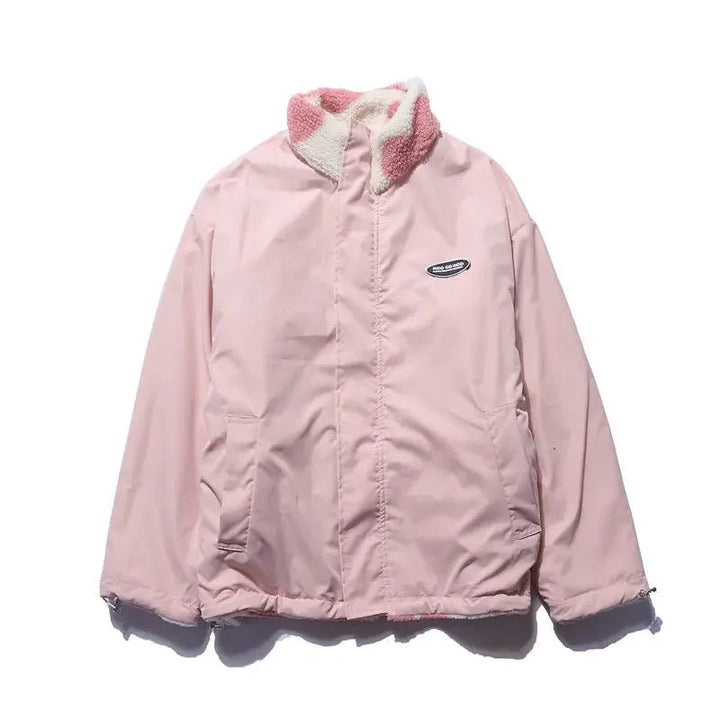 Amario Invierno | Chaqueta reversible con diseño de corazones