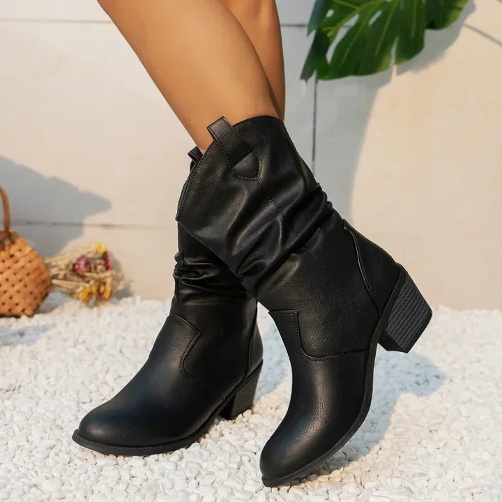 Felicia | Botas Western Clásicas de Longitud Media