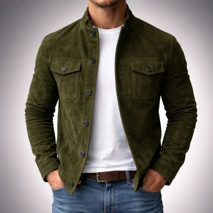 Roberto| Sofisticada chaqueta de ante