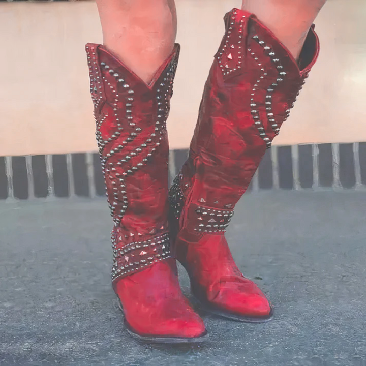 Jessy | Botas Altas Estilo Oeste