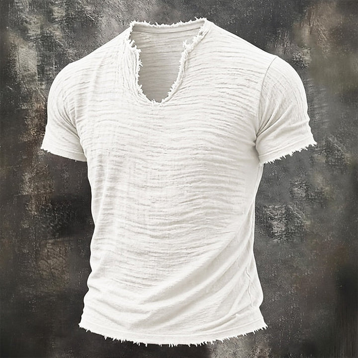 Amario | Camiseta Vintage de Cuello en V