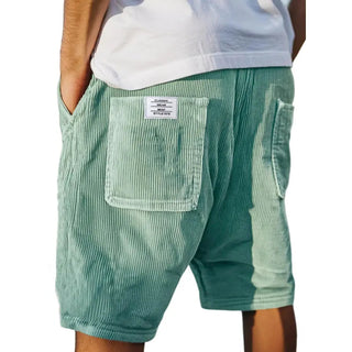 Victor | Elegantes Pantalones Cortos de Terciopelo