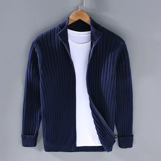 Ruben | Chaqueta Casual de Punto con Cremallera