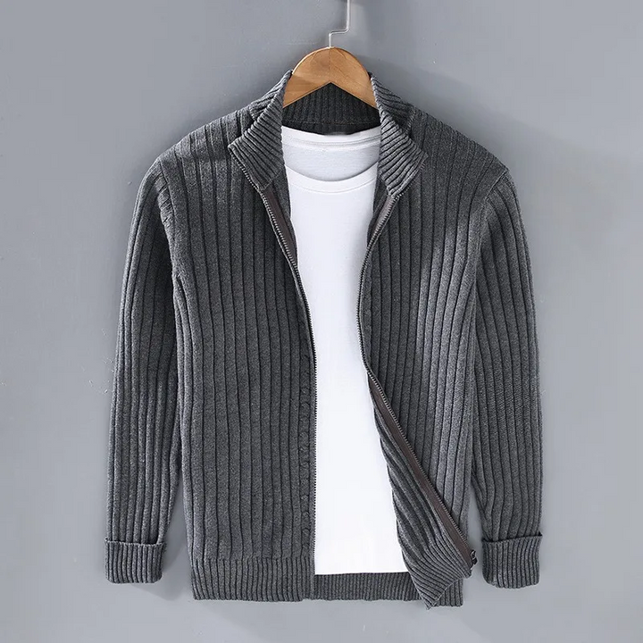 Ruben | Chaqueta Casual de Punto con Cremallera