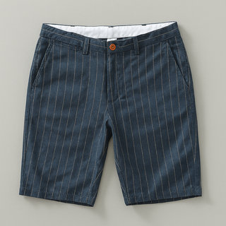 Mason Pantalones Cortos de Lino