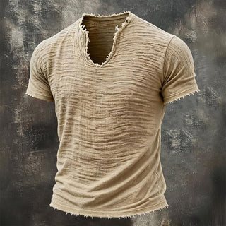 Amario | Camiseta Vintage de Cuello en V