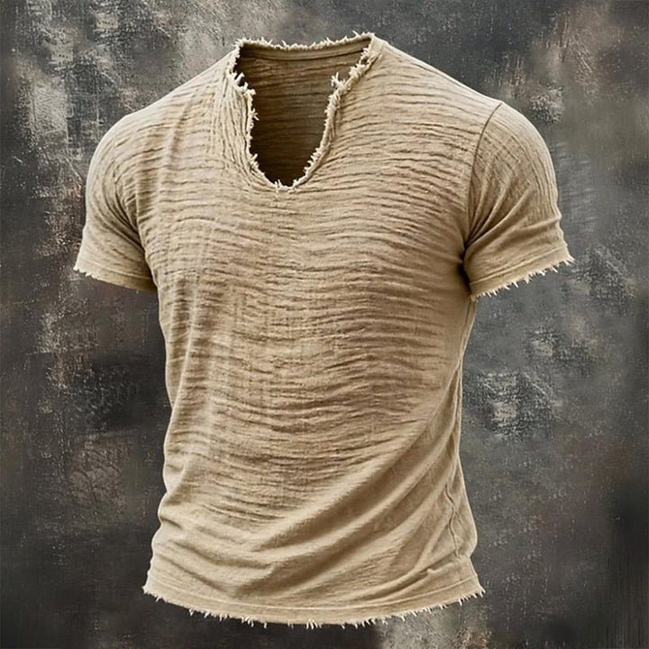 Amario | Camiseta Vintage de Cuello en V