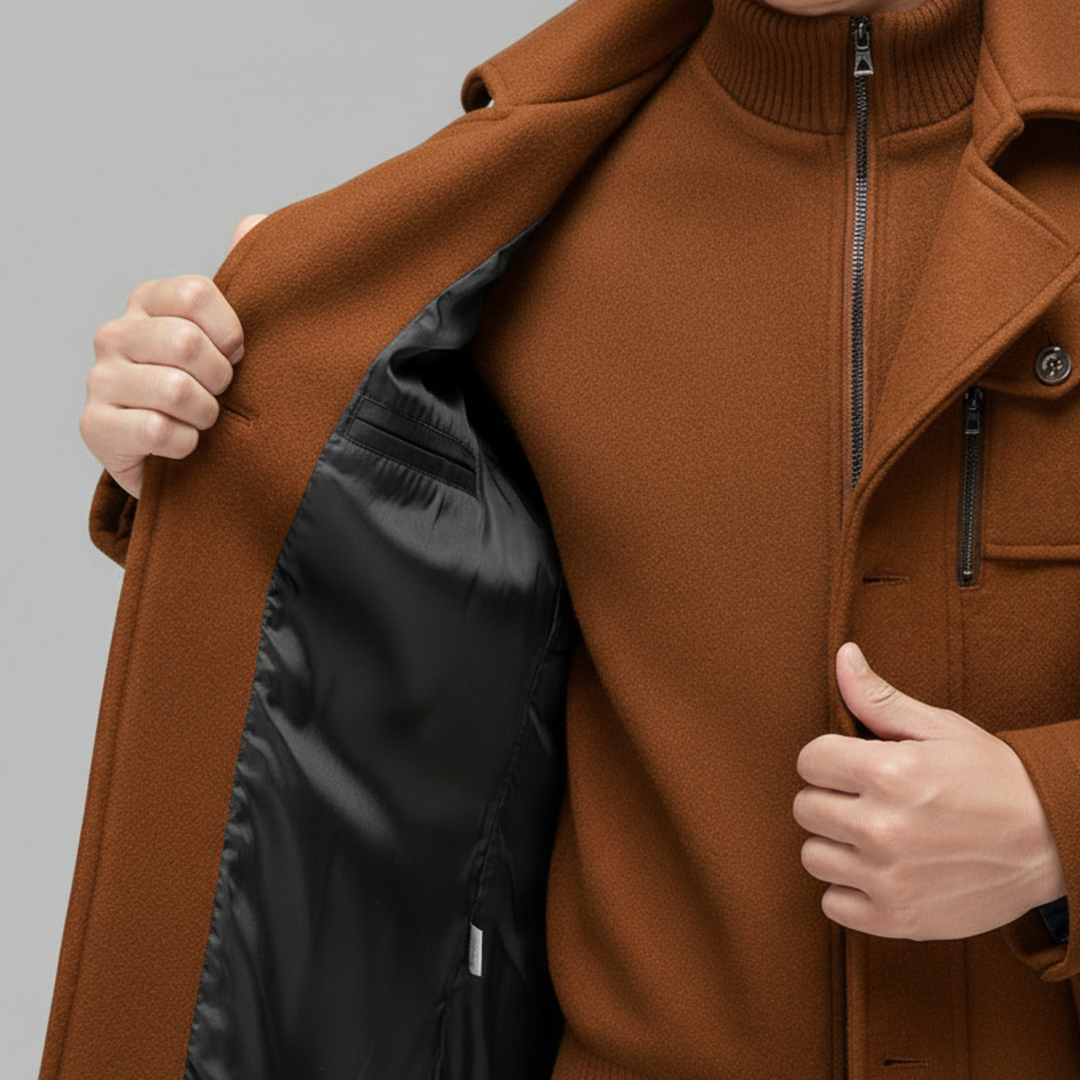 Max's Classic Gentleman Overcoat