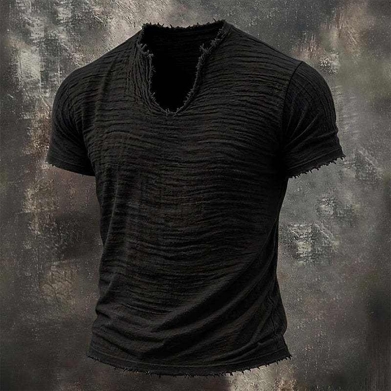 Amario | Camiseta Vintage de Cuello en V