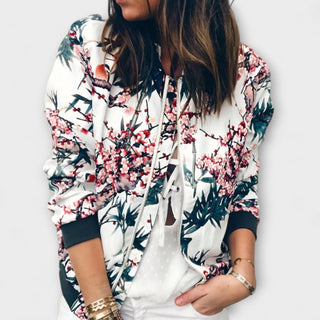 Amario Invierno Kaelin – Elegante chaqueta bomber con diseño floral