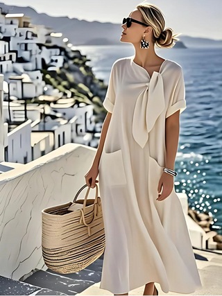Ella™ Vestido Elegante con Bolsillos