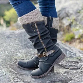 Dora | Botines con Detalle de Color Lateral