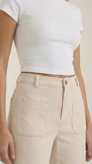 Allison | Pantalón ancho de pana