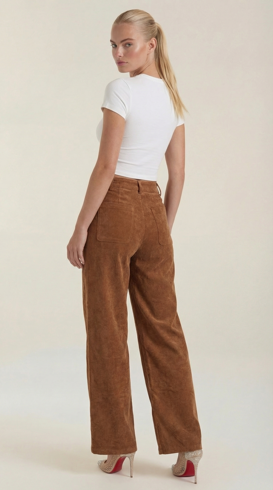 Allison | Pantalón ancho de pana