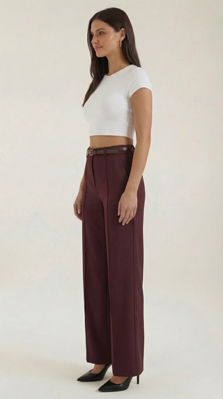 Bertha | Pantalón amplio de tela