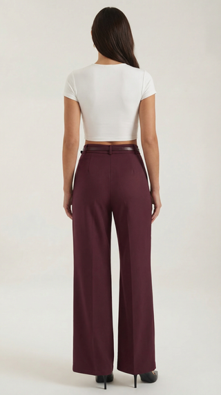 Bertha | Pantalón amplio de tela