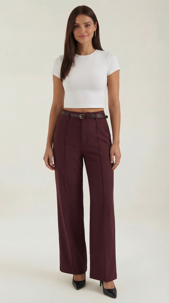 Bertha | Pantalón amplio de tela