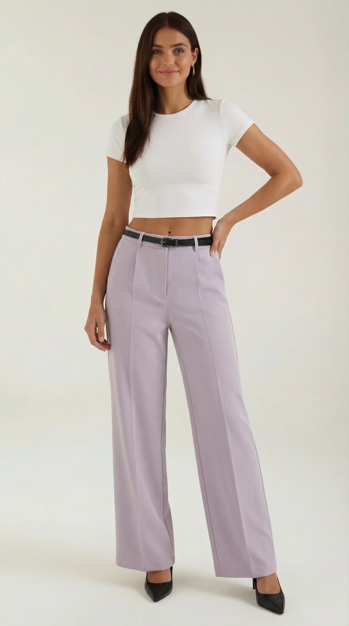 Bertha | Pantalón amplio de tela