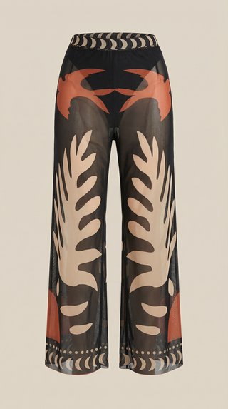 Bea | Pantalón boho transparente