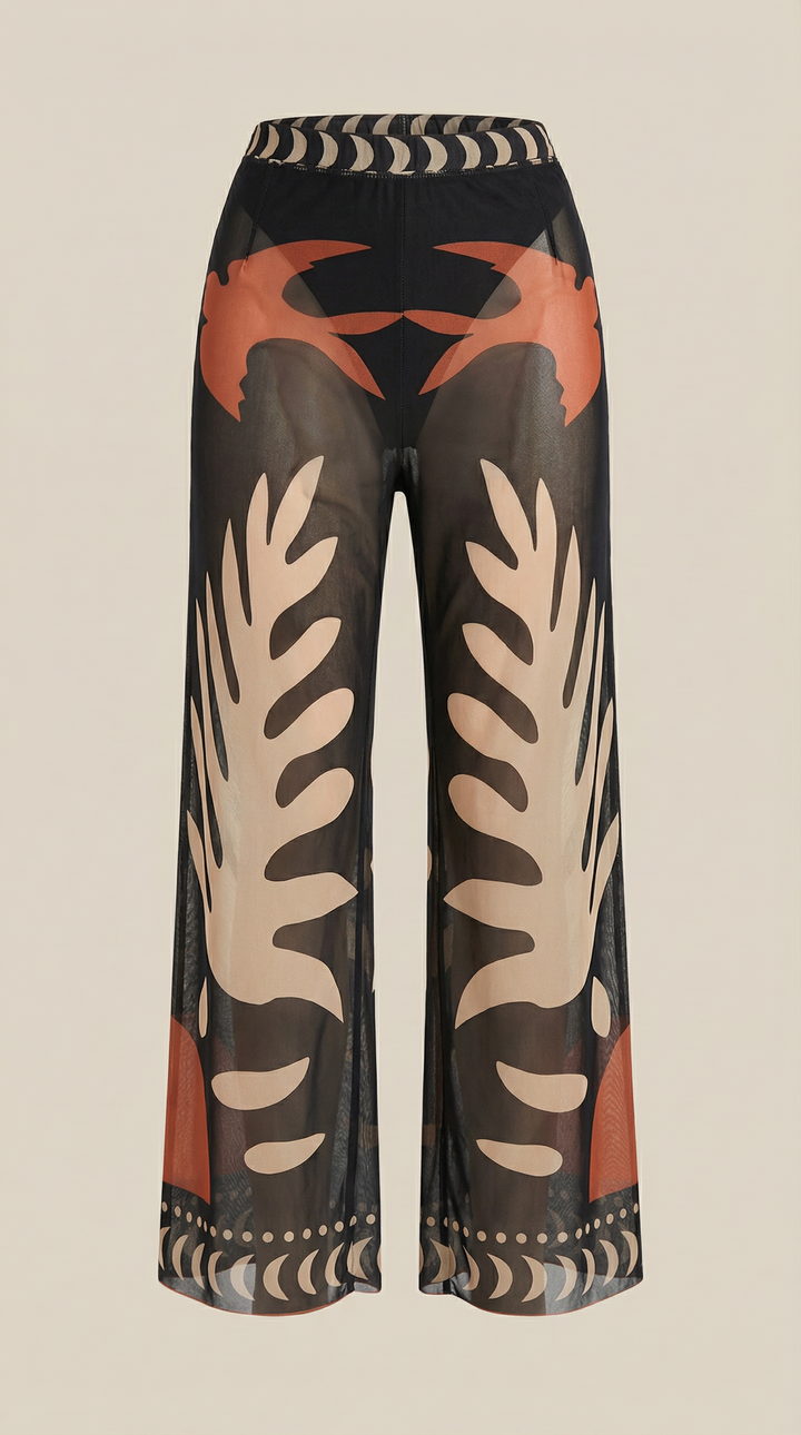 Bea | Pantalón boho transparente