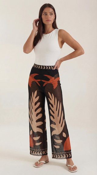 Bea | Pantalón boho transparente