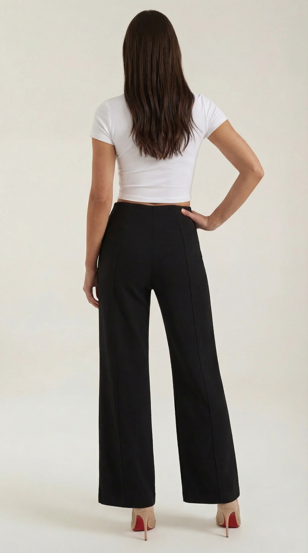 Brooke | Pantalón baggy de cintura media