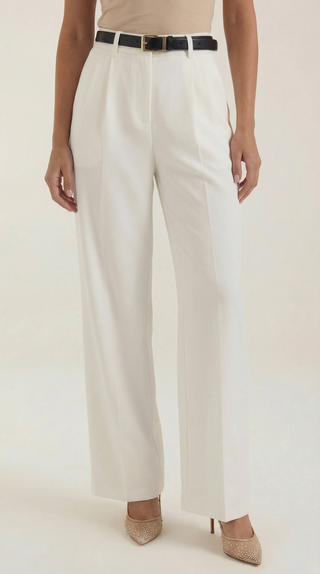 Clea | Pantalón recto de cintura alta