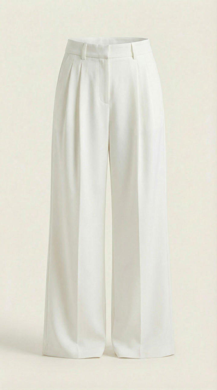 Clea | Pantalón recto de cintura alta