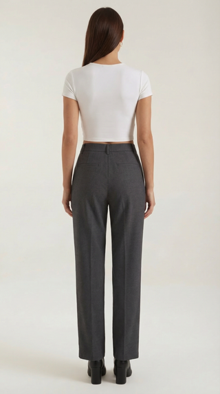 Dorothy | Pantalón plisado recto