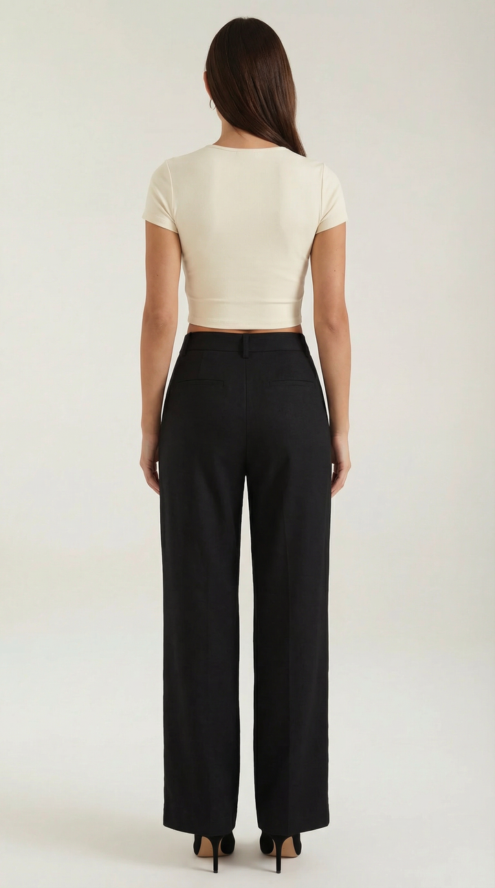 Dorothy | Pantalón plisado recto
