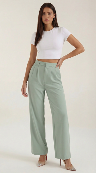 Elba | Pantalón ancho fluido