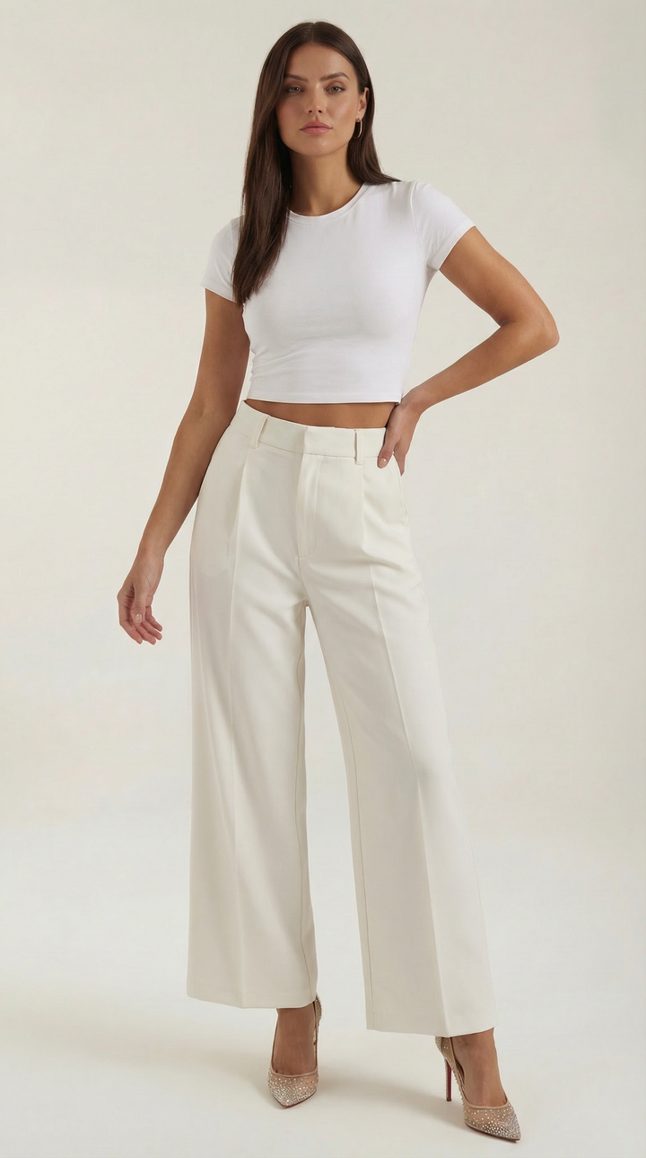 Elba | Pantalón ancho fluido