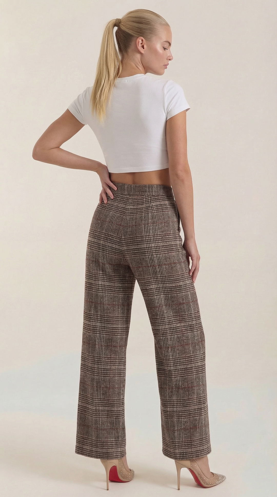 Leigh | Pantalón de cuadros