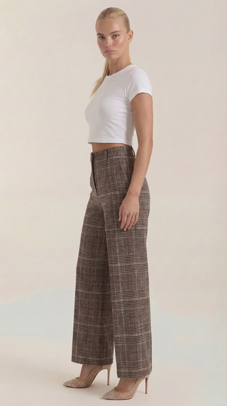 Leigh | Pantalón de cuadros