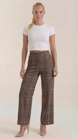 Leigh | Pantalón de cuadros