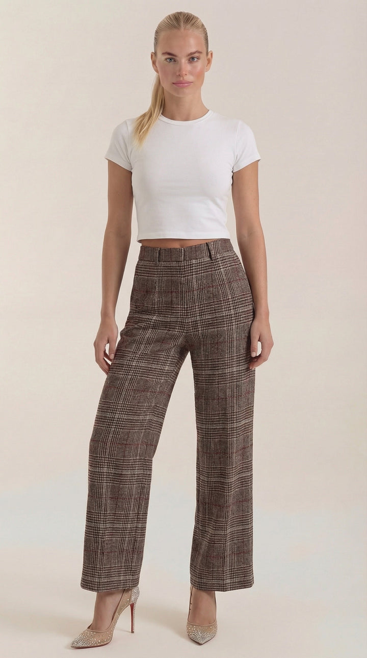Leigh | Pantalón de cuadros