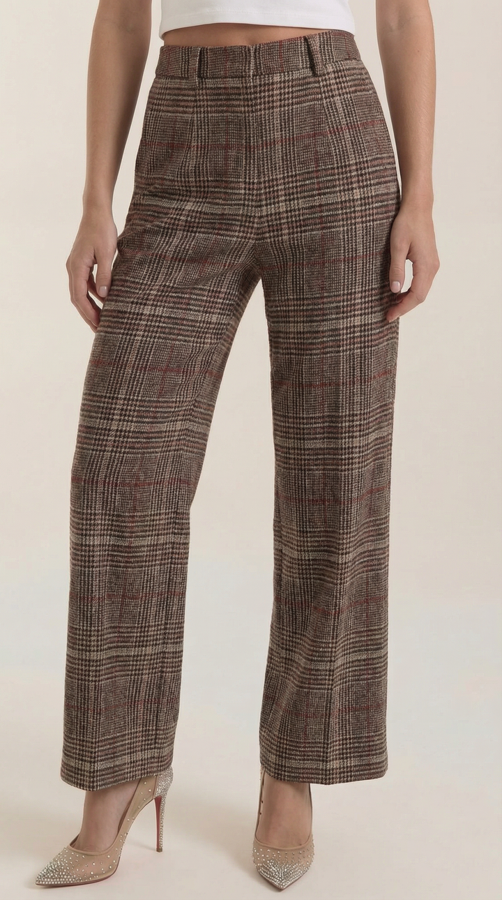 Leigh | Pantalón de cuadros